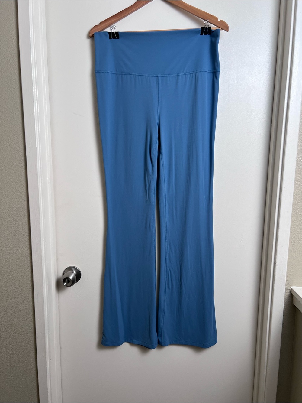 All in Motion Everyday Soft Ultra High Rise Flare Yoga Pants XXL Blue